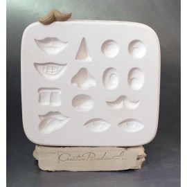 Cartoon Face Sprig for Clay Work